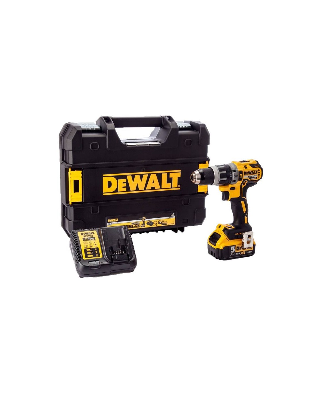 Perceuse Visseuse à Percussion DEWALT DCD796P1 18 V XR Brushless (1 x 5,0 Ah)
