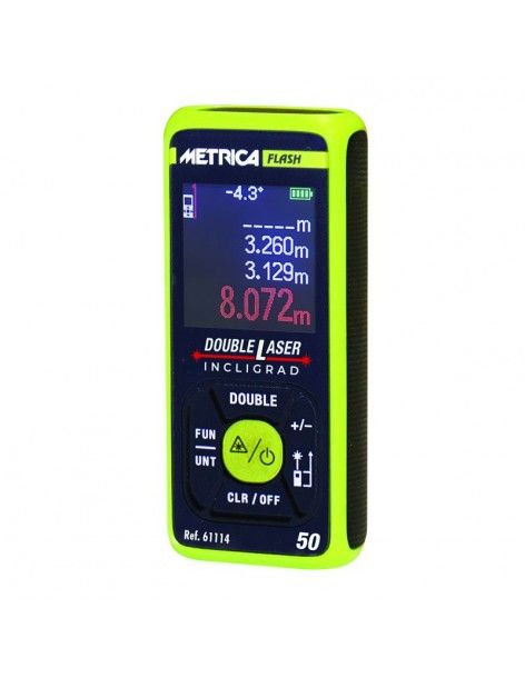Télémètre laser Flash Double LASER INCLIGRAD 50 m 61114...