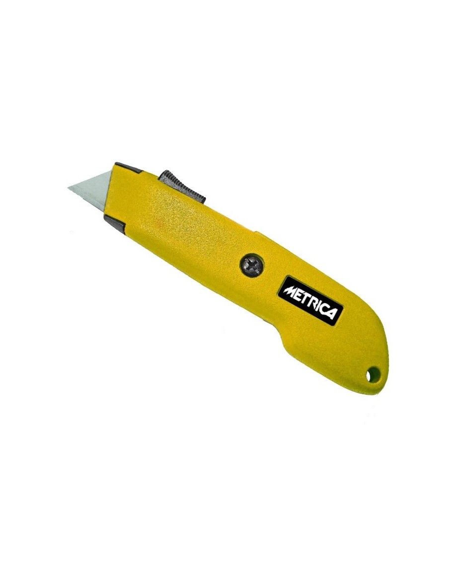 Couteau de sécurité en métal METRICA 09106 - bricoshop.fr