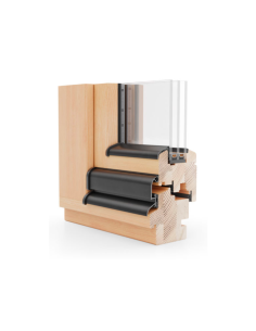 copy of Fenêtre PVC, Couleur : Blanc avec joint gris