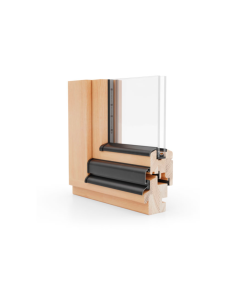 copy of Fenêtre PVC, Couleur : Blanc avec joint gris